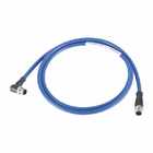 Der Katzen-5e SFTP industrieller Code 4 Pin Male Connectors 2x2x22AWG Ethernet-des Kabel-M12 D