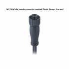 Sensor-Auslöser 4A 250V verkabeln Unshielded freies Plastikende M12 8 Pin Female Cable
