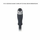 Buchsen-freie Enden-EMI Shielded Connector For Wechselstrom-Anwendungen s-Code-M12