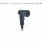 S-Code M12 3 Pin Cable AWG-Lehre 16 Unshielded für Sensor-Auslöser-Kodierer