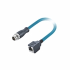 Automobil-Ethernet-Kabel CAT 6A M12 X Profinet industrieller kodierte zum Kabel Rj45
