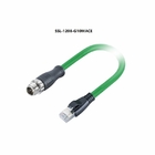 X, das M12 Kabel-der Katze 6A SFTP 26AWG zu des Ethernet-Rj45 für Profinet-Ethernet kodiert