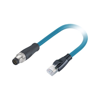 Katze 5E M8 dem Kabel zu des Ethernet-Rj45