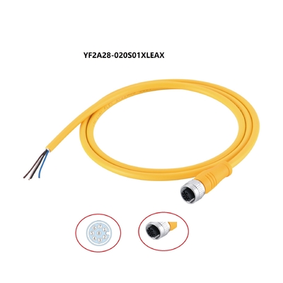 Sensor des Sensor-Auslöser-M12 verkabeln einen kodierten Frau 8 Pin 2m abgeschirmtes Ip67