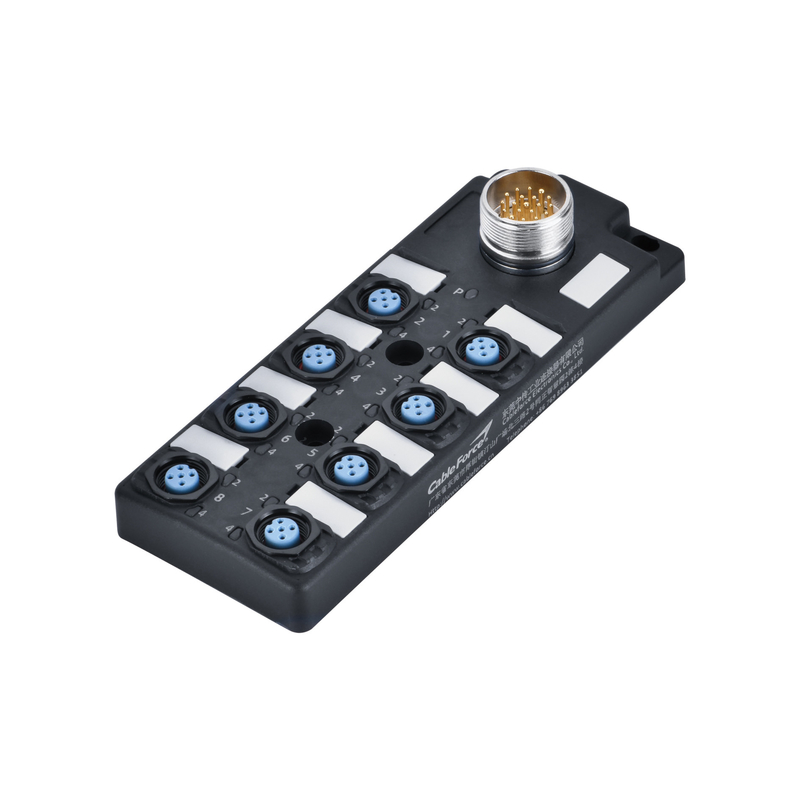 4a 8 Ports M12 Junction Box Verteiler Doppelsignalpfad NPN mit M23
