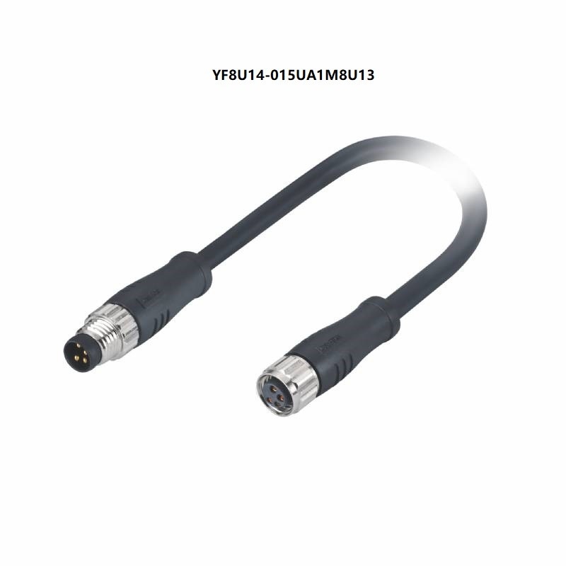IP67 Sensor-Kabel-Mann des Auslöser-M8 zu Buchse 4 Pin 1.5M
