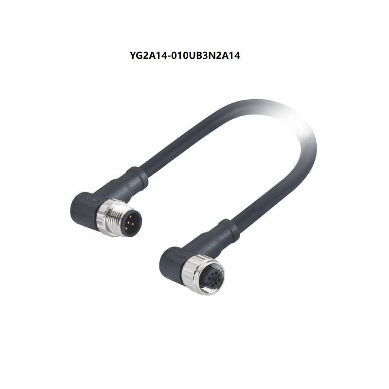 Sensor-Auslöser 4A 250V verkabeln Mann M12 zu Pin Right Angled PVC der Frau-3